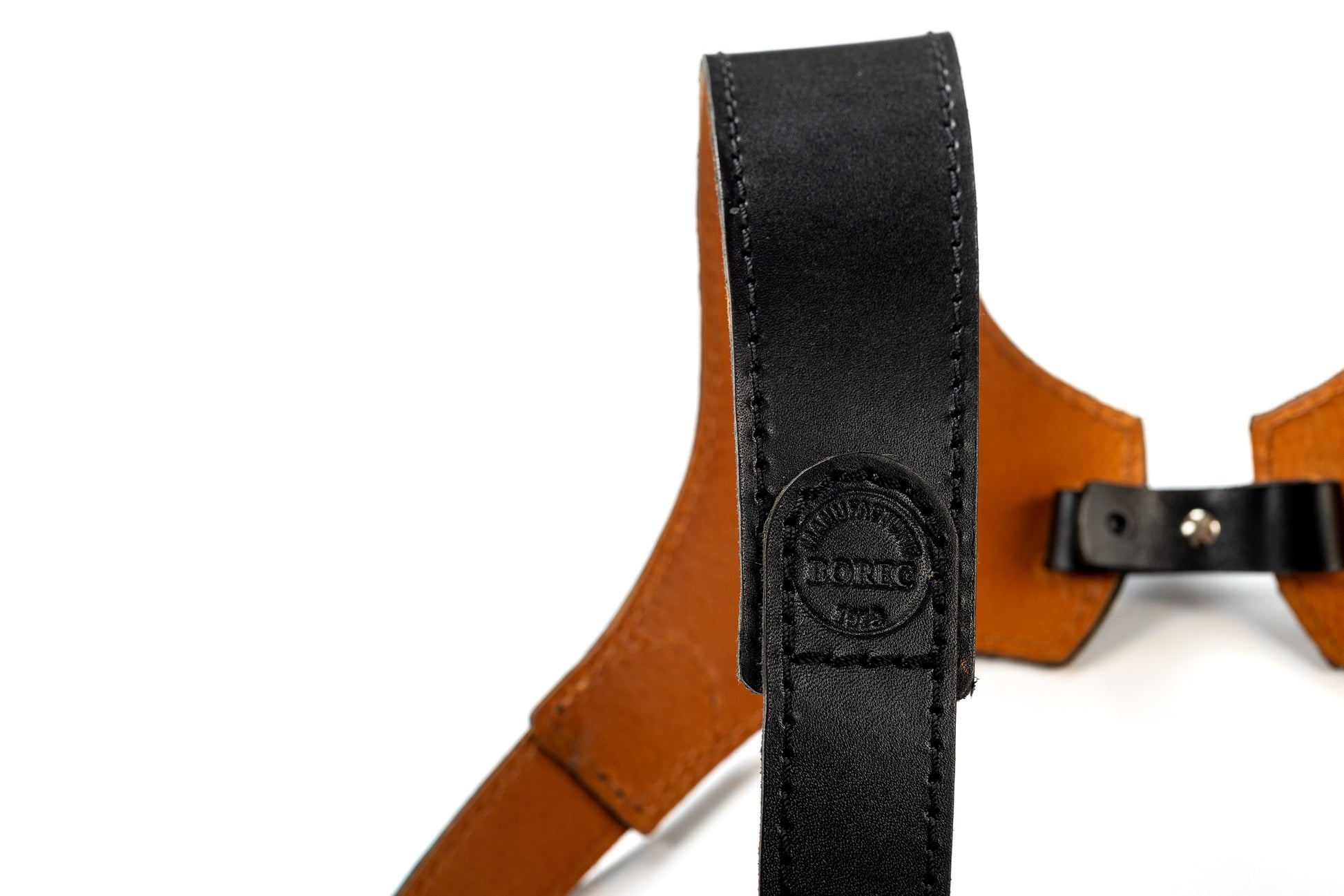 Leather Holster Shoulder Bag with 10 Pockets