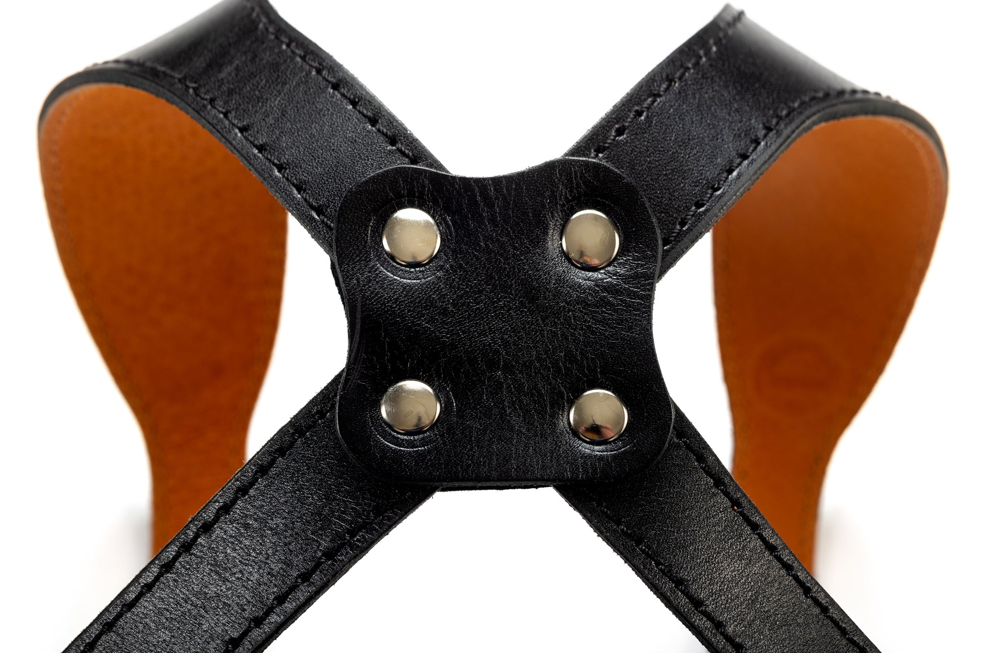 Leather Holster Shoulder Bag with 10 Pockets