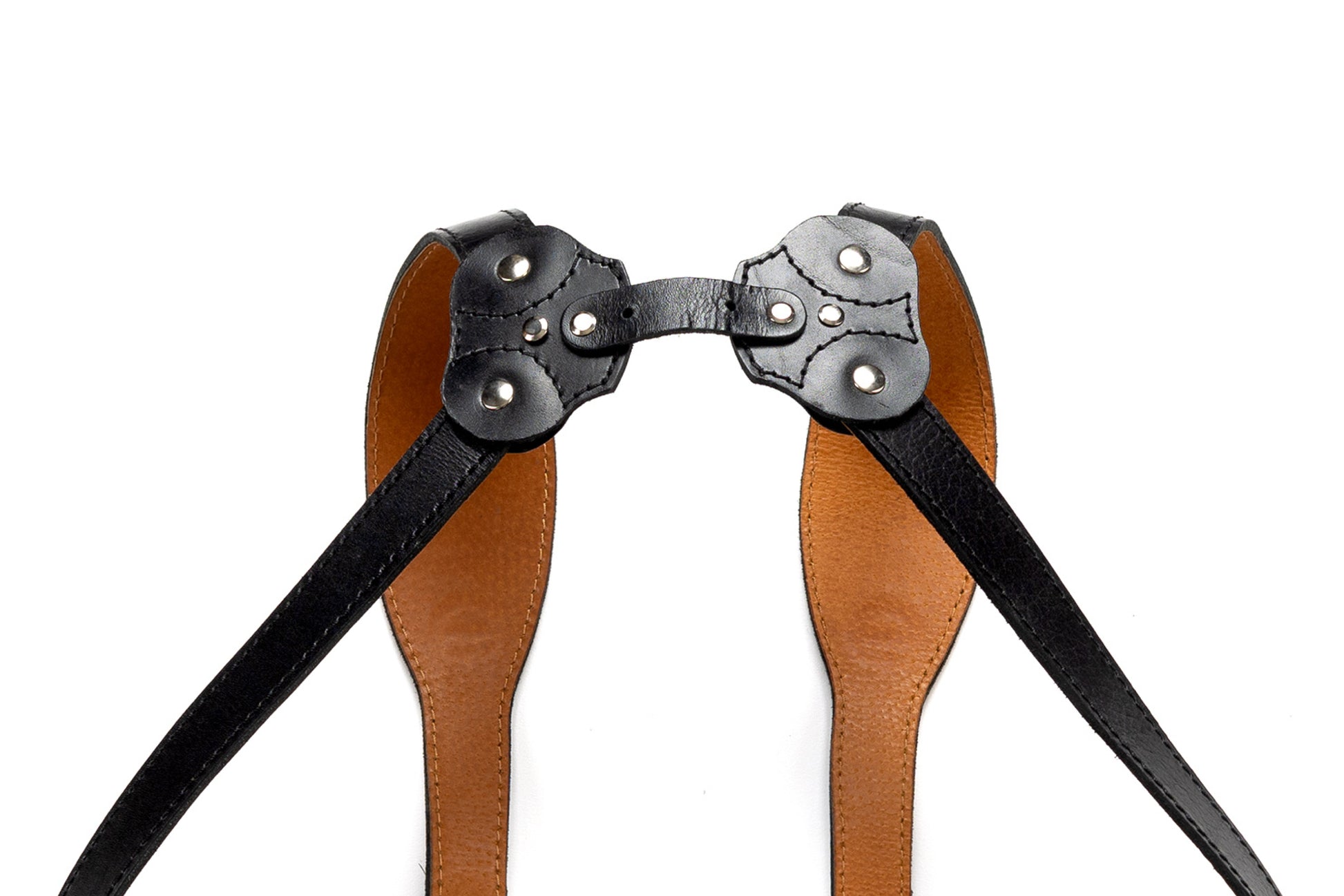 Leather Holster Shoulder Bag with 2 Hidden Pockets