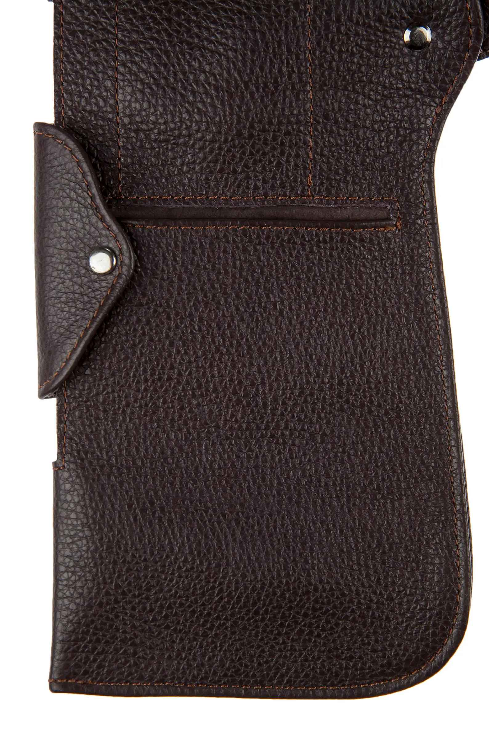 Leather Holster Shoulder Bag with 10 Pockets