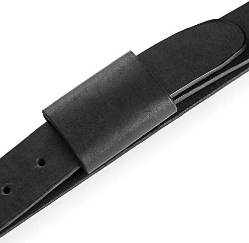 No-Buckle Leather Belt