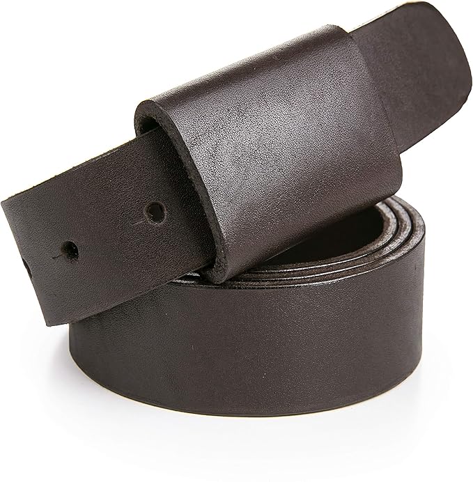 No-Buckle Leather Belt
