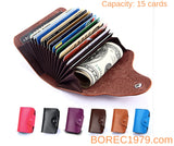 Leather Wallet ID, Card Holder