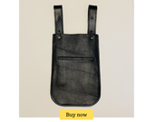 Leather waist bag / Bicycle bag / Black